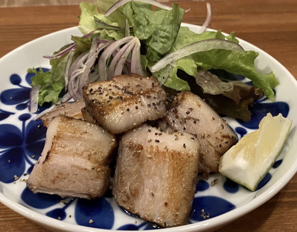 自家製ベーコン燻製